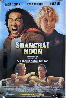 5 Movie Posters. Shanghai Noon w/ Owen Wilson & Jackie Chan And More Lot #6