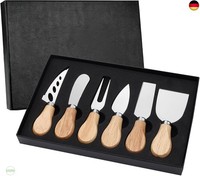 6 Teiliges KäSemesser Set Mit KäSegabel Und Schaber, KäSemesser Aus Edelstahl Mi