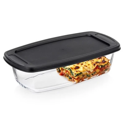 NUEVO molde para guiso de vidrio Vilde 1 5L con tapa de borosilicato apto par... - Imagen 1 de 4