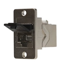Keystone Cat5e/Cat6/Cat6A UTP/FTP Pass Through RJ45 Panel Mount Coupler Adapter