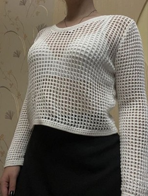 Women White Sweater 38