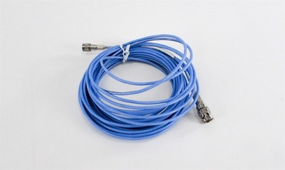 NOS TROMPETER 30ft 3-Lug BNC / TRB Male to Triax / Twinax TNC TRS Male Cable