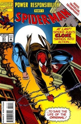 Spider-Man (1990) #  51 Standard (9.0-VFNM) Traveler 1994