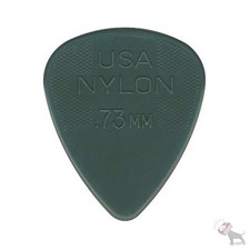 72 Jim Dunlop USA 44R.73 Nylon Standard Pack .73mm Grey Guitar Picks