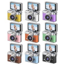 Retro Mini Digital Camera Featuring Flip Screen Builts in Filters for Beginners
