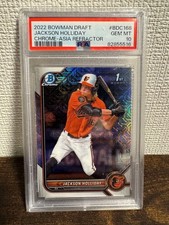 Jackson Holiday Bowman RC PSA10 Baseball Rookie Card, Prospects, 1st Draft