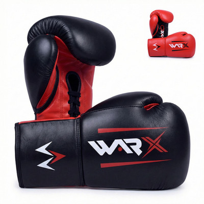 WARX  Echt Rindsleder Schnür Boxhandschuhe Boxsack Sparring Training
