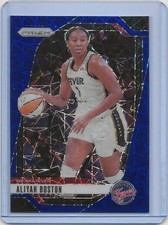 2024 Panini Prizm Blue Velocity Prizm Aliyah Boston WNBA #3 Indiana Fever