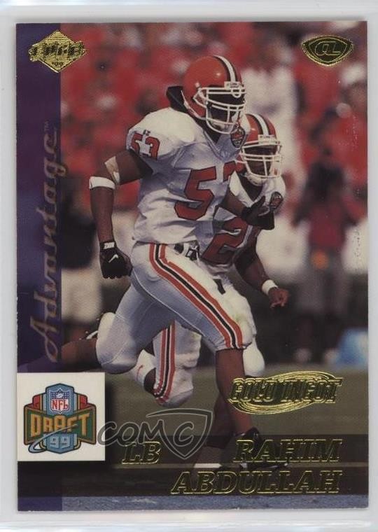 1999 Collector's Edge Advantage Gold Ingot Rahim Abdullah #151 Rookie RC 11pj