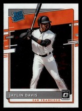 Jaylin Davis 2020 Donruss Optic #79 San Francisco Giants RATED ROOKIE *066F