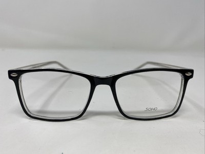 VE Soho SOHO 1080 Black/Crystal 48-16-135 Full Rim Eyeglasses Frame Z967