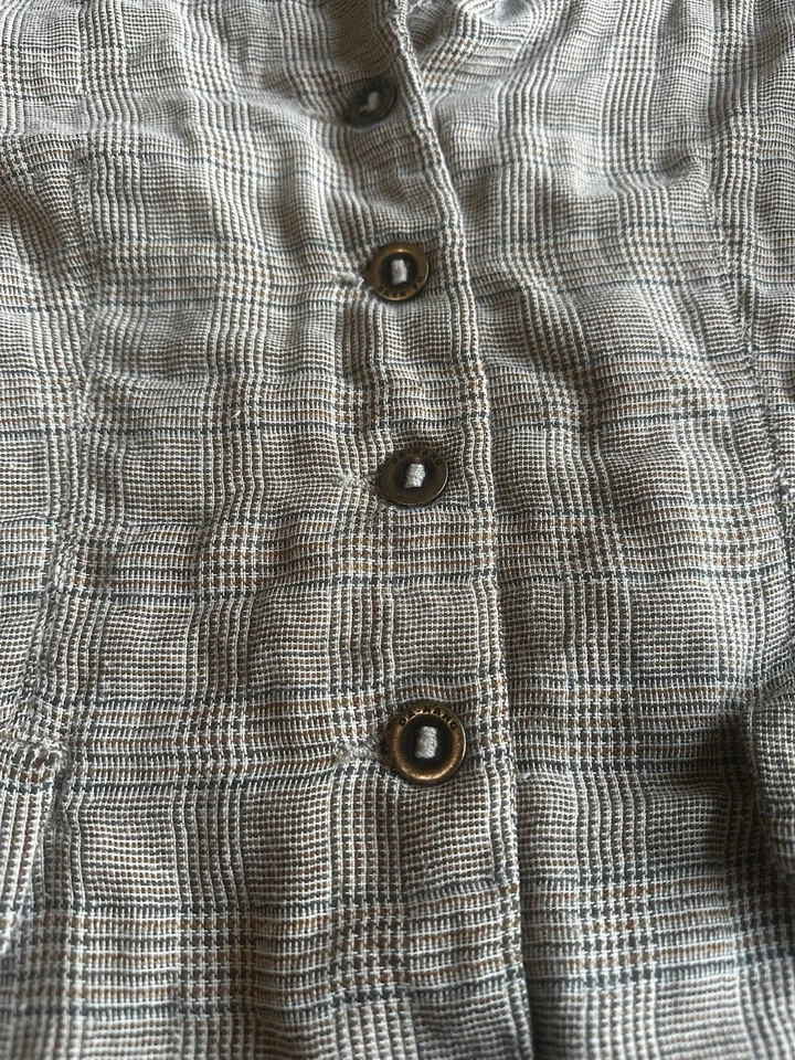 VTG Da-Nang Women’s Small Twill Autumn Brown Business Casual Blazer - Imagem 4 de 4