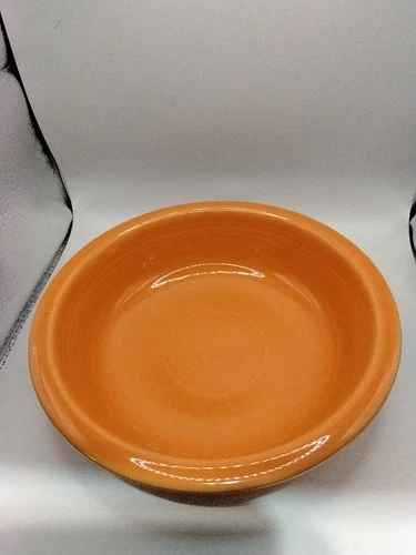 Fiestaware HLC Fiesta 7" Orange Soup Bowl Vintage In Great Shape