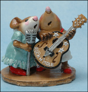 WEE FOREST FOLK "STAND BY YOUR MOLE" (TEAL) #MMO 1 (KRAFT BOX)
