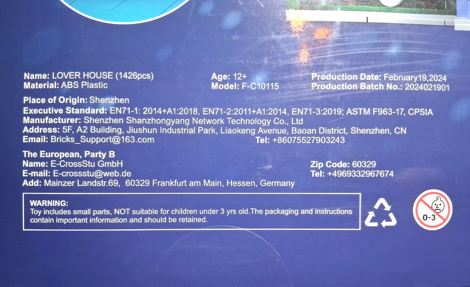 Lover House 1426 Pc Building Block Set w/ LED Lights – Taylor Swift Inspired - Image 4 of 4