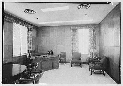 Johns-Manville Research Laboratory, Finderne, New Jersey. Director's office