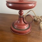 Vintage Tole Red  Metal Finger Lamp — photo 3