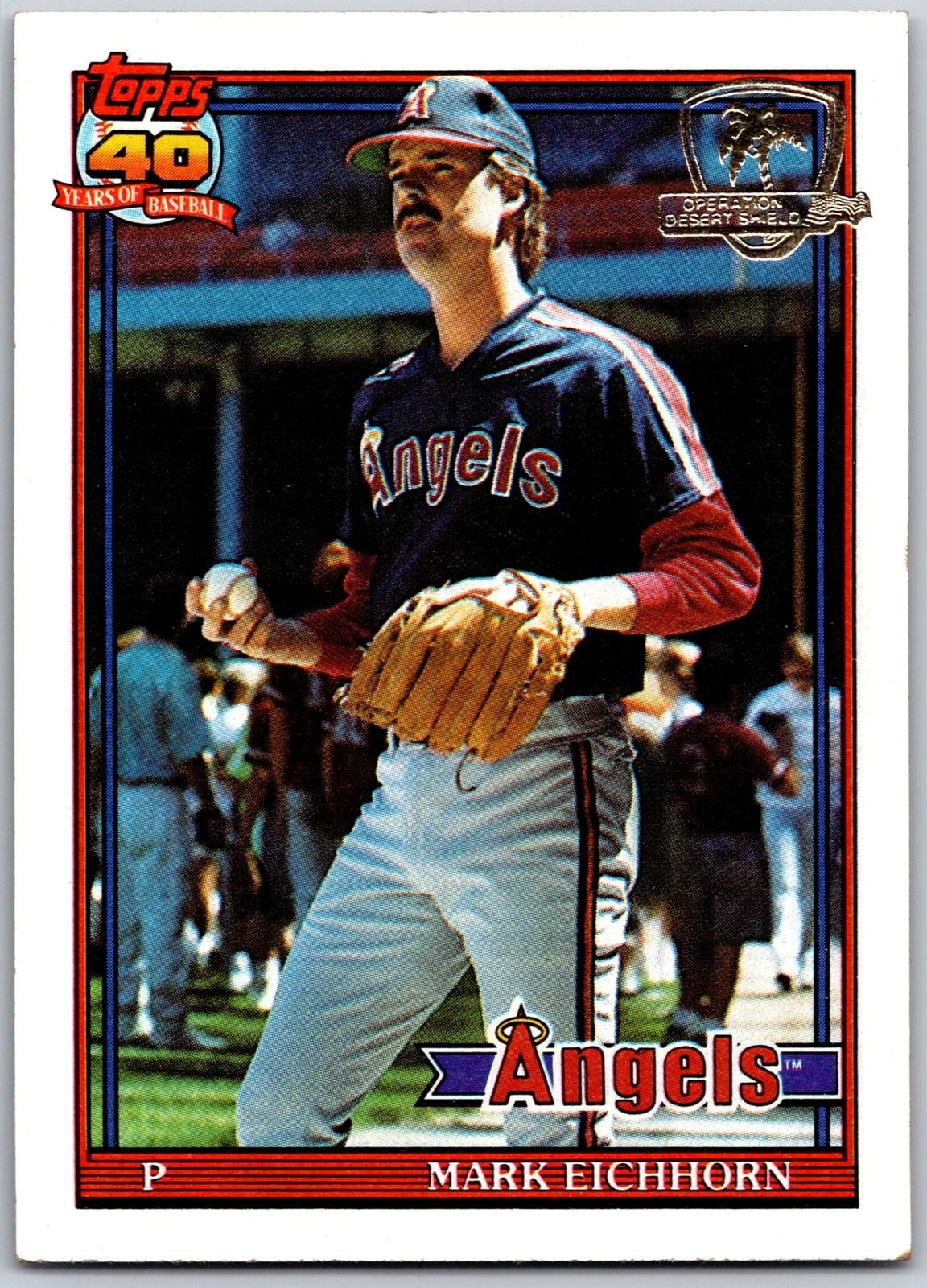 1991 Topps #129 Mark Eichhorn Desert Shield