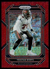 2022 Prizm Red Shimmer Prizms Tristan Wirfs /35 Tampa Bay Buccaneers #277