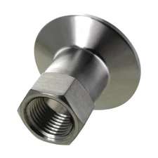 Stainless Tri-Clamp Fitting W/ 1/2” FPT