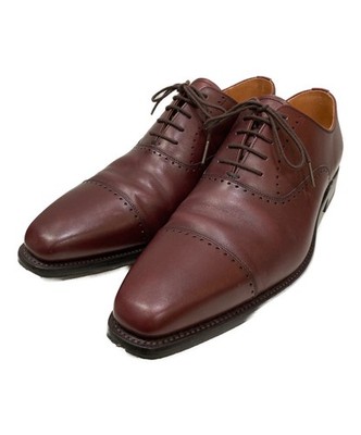 SCOTCH GRAIN Belle Homme Straight Tip Shoes 756 US8 Burgundy