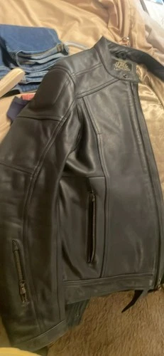 RSD Cafe Racer Jacket Men's Size XL Black Leather image 2