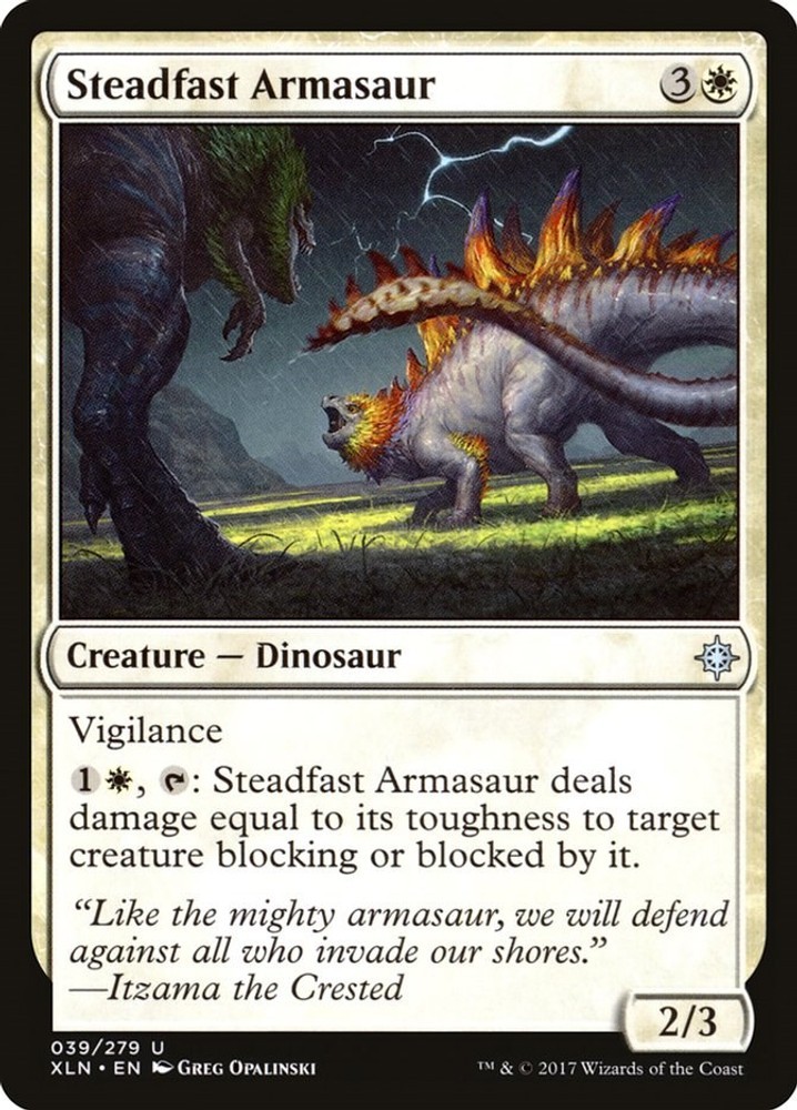 LP - Steadfast Armasaur XLN - 39 Ixalan