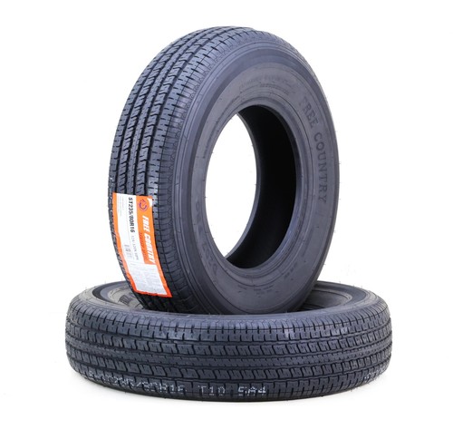 2 Trailer Tires ST235/80R16 Premium Radial 10PR Load Range E w/Scuff Guard