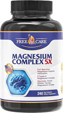 Magnesium Glycinate 500Mg, 5-In-1 Magnesium Complex | Made in USA