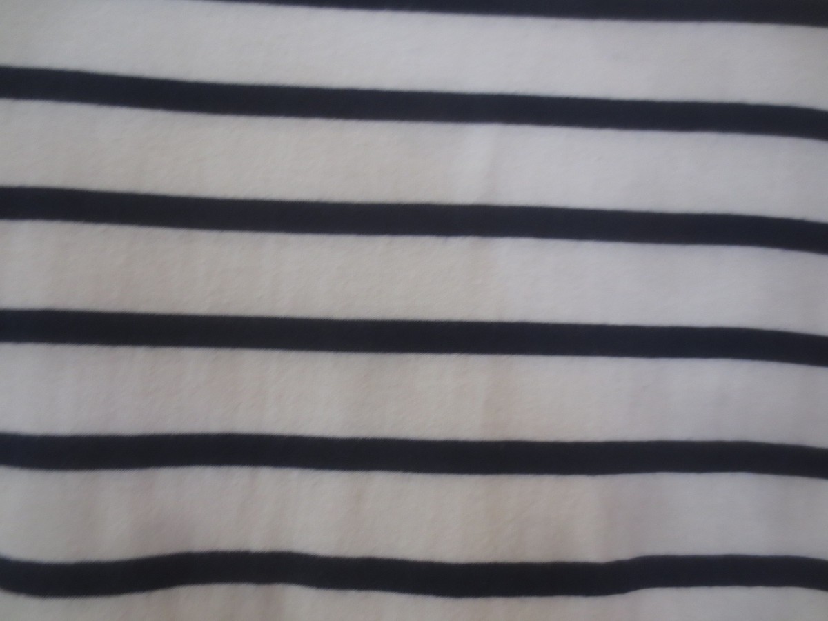 Robe Old Navy Taille 10-12 - Rayures Bleu Marine Sur Blanc - Occasion Très Bon état, Manches Longues