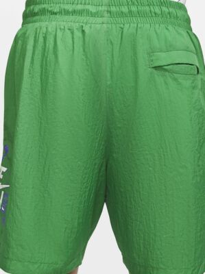 Mens NIKE Air Jordan Jumpman Shorts Green Poolside White/Green