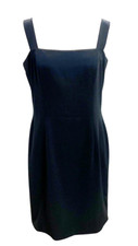 Niteline By Della Roufogali Little Black Dress Size 12 Lined Back Zipper Formal
