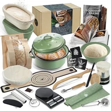 Complete Sourdough Starter Kit - Sourdough Bread Baking Supplies and Tools