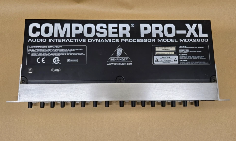 Behringer Composer Pro-XL Audio Interactive Dynamics Processor - Model MDX2600 - Image 3 of 4