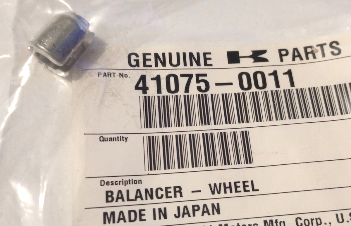 Kawasaki Wheel Balancer 10G NOS 41075-0011 (L-8302) | eBay