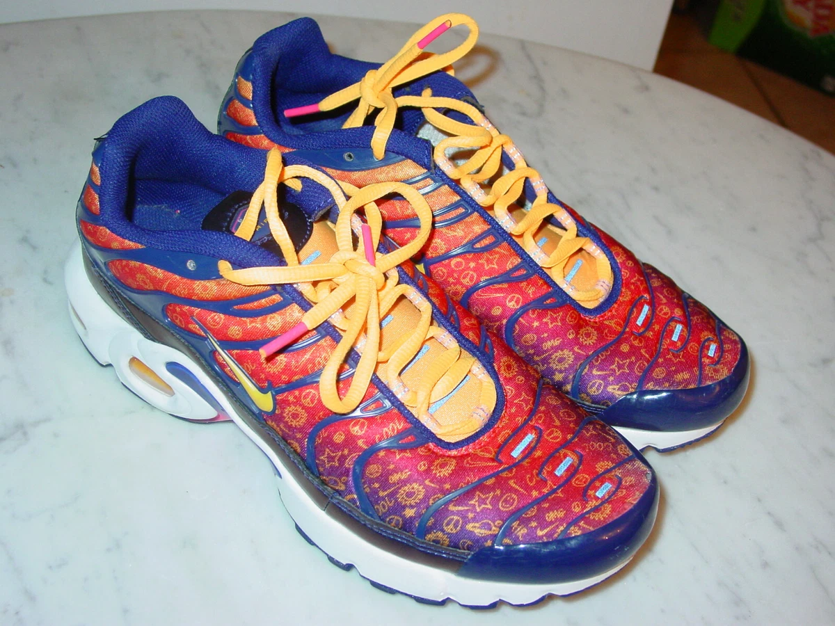 2018 Nike Air Max Plus Regency Purple Laser Orange Youth Running