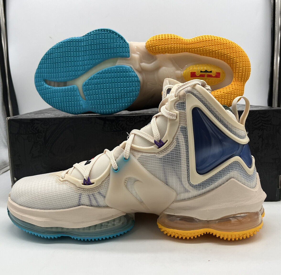 Nike LeBron 19 “Minneapolis Lakers” Men's Basketball Shoes - Style Code:  DC9339-200 