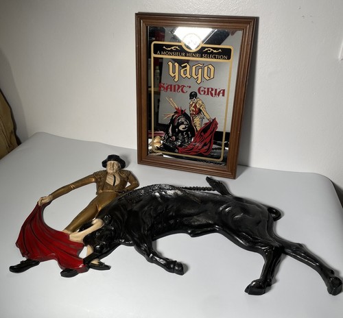 Yago Sant’Gria Store Display w/Matador & Bull Monsieur Henri Fine Spanish Wines - Picture 4 of 17
