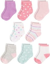 Baby Socks for Boys Baby Girl Newborn Socks - Crew Ankle Cotton Infant Sock...