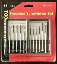 PRECISION SCREWDRIVER 11-PIECE SET