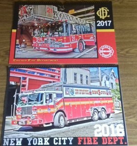 Feuerwehr Chicago Und New York Wandkalender Ebay