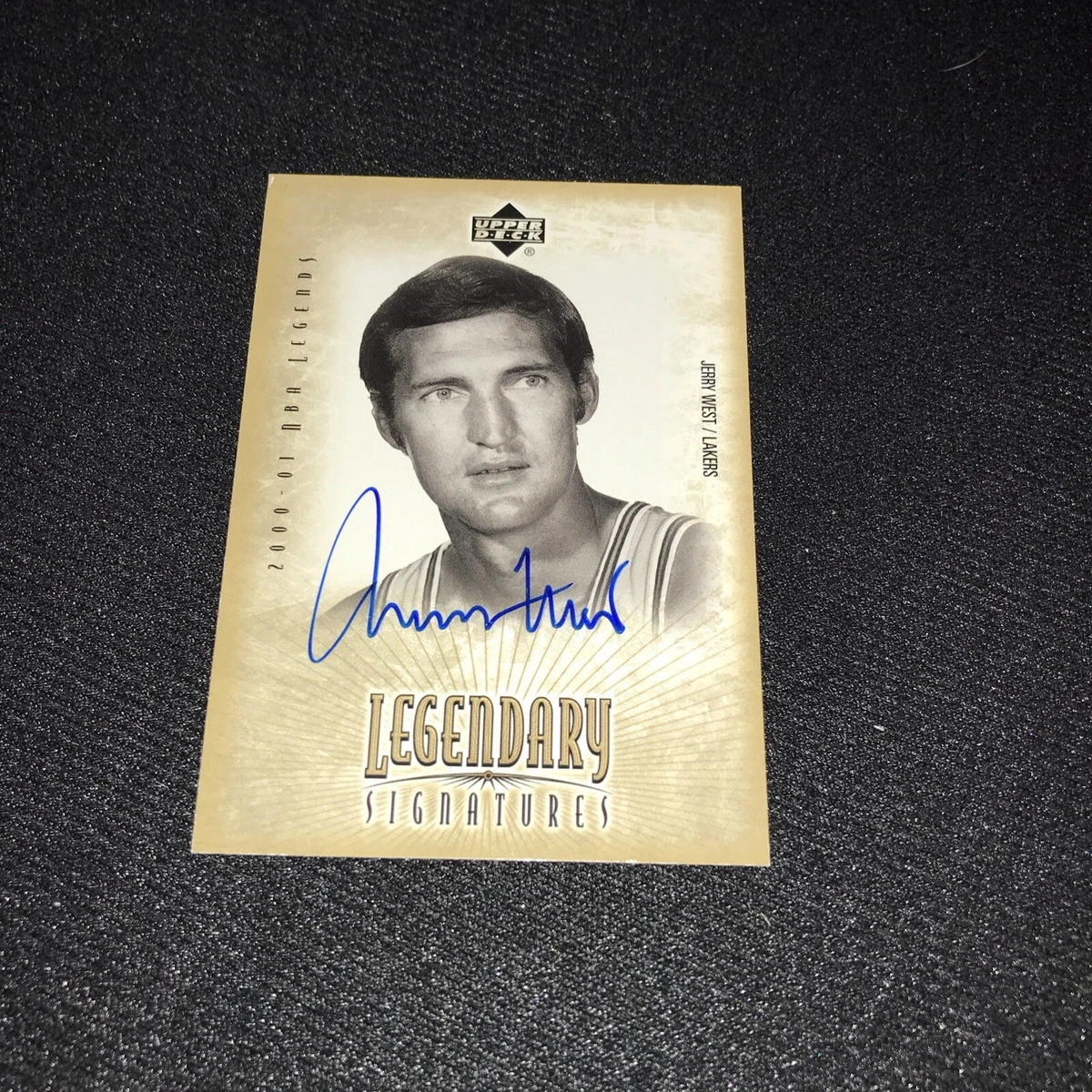 Upper Deck Jerry West Basketball Autographed Sports Trading Cards