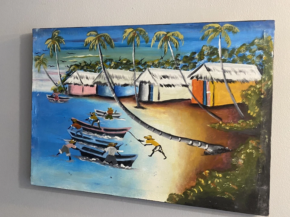 arte de pared en lienzo enmarcado listo para colgar Foto 3 de 4