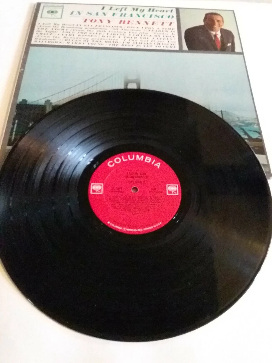 Tony Bennett I Left My Heart In San Francisco 1962 LP Mono Columbia CL 1869 VG
