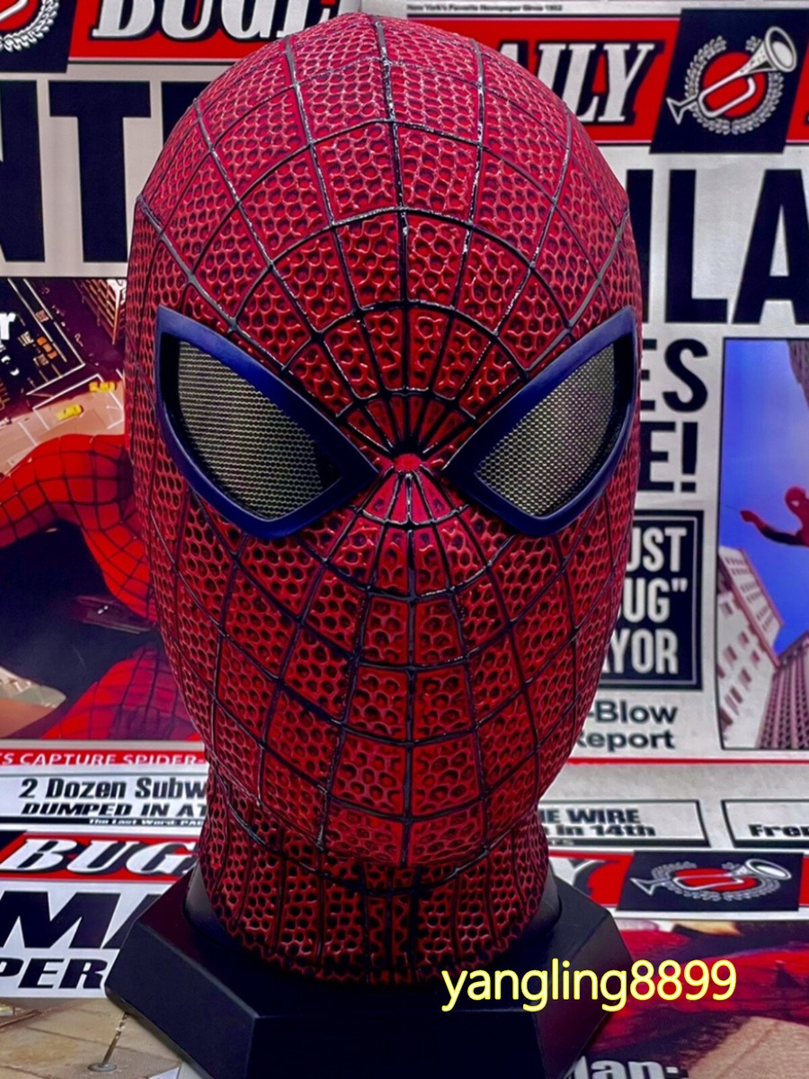 【アメイジングスパイダーマン1】新品 アンドリュー・ガーフィールド 2D マスク アメイジングスパイダーマン2】新品 アンドリュー