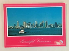 Vintage Souvenir Postcard Album Beautiful Vancouver 9 Postcards Accordion BC CAN