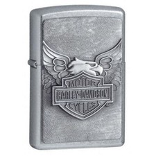 ZIPPO ACCENDINO HARLEY DAVIDSON 20230 HD IRON EAGLE EMBLEM ZIPPO OFFICIAL USA