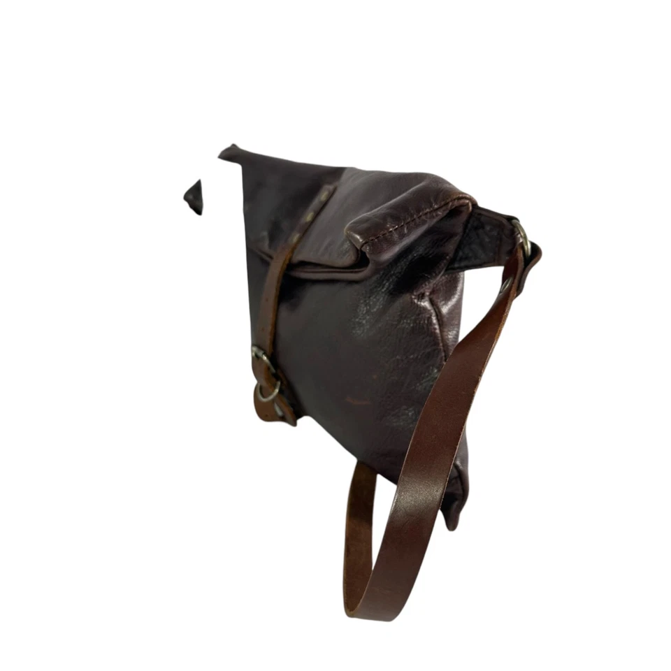 Genuine MIMI Leather Brown Shoulder Bag Purse Made In London - Image 4 of 4