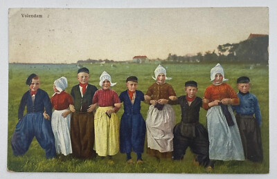 Postcard Volendam Netherlands Holland Traditional Dress Fashion Costume | eBay Postcard Volendam Netherlands Holland Traditional Dress Fashion Costume | eBay