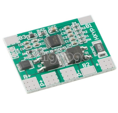 4S 12.8V 8A 18650 LiFePO4 Lithium Battery Charger BMS PCB Protection Board NEW